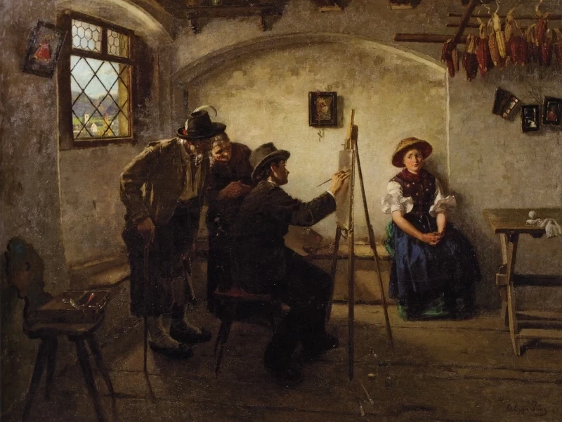 1868-Albin Egger-Lienz - Il ritrattista del paese